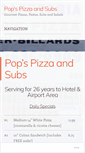 Mobile Screenshot of popspizzaandsubs.com